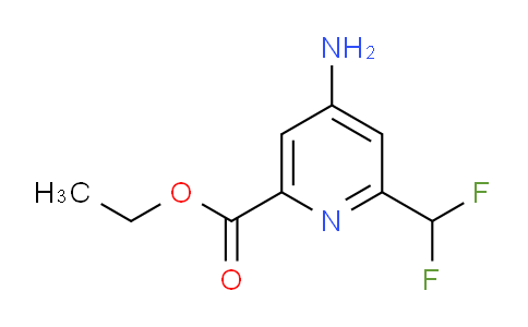 Ethyl 4-amino-2-(difluoromethyl)pyridine-6-carboxylate