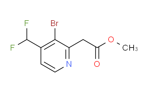 Methyl 3-bromo-4-(difluoromethyl)pyridine-2-acetate