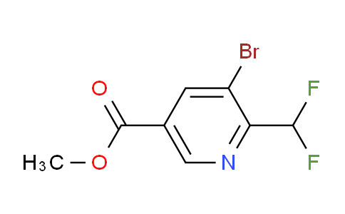 AM209418 | 1804702-54-2 | Methyl 3-bromo-2-(difluoromethyl)pyridine-5-carboxylate