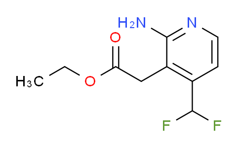 AM209427 | 1806776-36-2 | Ethyl 2-amino-4-(difluoromethyl)pyridine-3-acetate