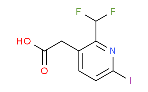AM209455 | 1805316-63-5 | 2-(Difluoromethyl)-6-iodopyridine-3-acetic acid