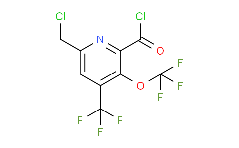 AM209473 | 1805958-17-1 | 6-(Chloromethyl)-3-(trifluoromethoxy)-4-(trifluoromethyl)pyridine-2-carbonyl chloride