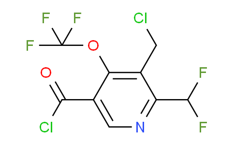 AM209486 | 1804369-40-1 | 3-(Chloromethyl)-2-(difluoromethyl)-4-(trifluoromethoxy)pyridine-5-carbonyl chloride