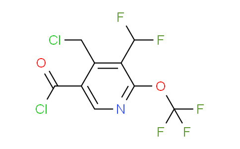 AM209488 | 1805283-81-1 | 4-(Chloromethyl)-3-(difluoromethyl)-2-(trifluoromethoxy)pyridine-5-carbonyl chloride