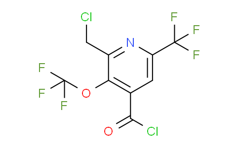 AM209500 | 1805192-21-5 | 2-(Chloromethyl)-3-(trifluoromethoxy)-6-(trifluoromethyl)pyridine-4-carbonyl chloride