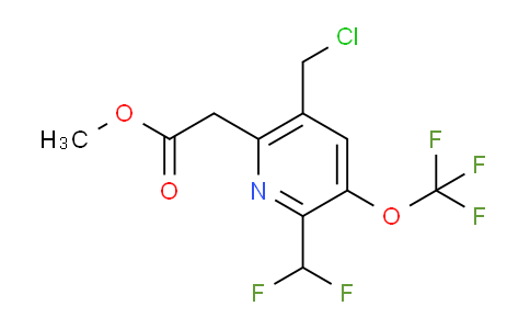 AM209501 | 1805190-96-8 | Methyl 5-(chloromethyl)-2-(difluoromethyl)-3-(trifluoromethoxy)pyridine-6-acetate