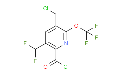 AM209510 | 1804657-43-9 | 3-(Chloromethyl)-5-(difluoromethyl)-2-(trifluoromethoxy)pyridine-6-carbonyl chloride