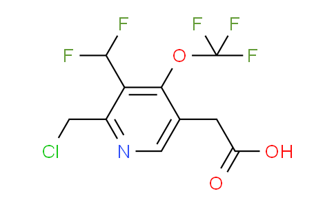 AM209511 | 1805307-81-6 | 2-(Chloromethyl)-3-(difluoromethyl)-4-(trifluoromethoxy)pyridine-5-acetic acid