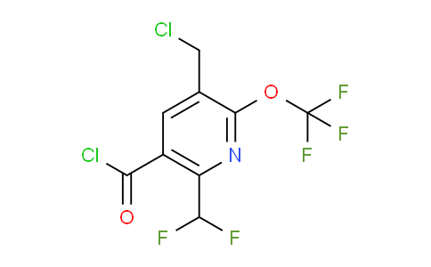 AM209514 | 1804657-49-5 | 3-(Chloromethyl)-6-(difluoromethyl)-2-(trifluoromethoxy)pyridine-5-carbonyl chloride