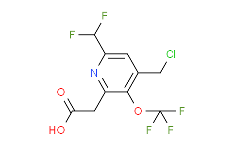 AM209515 | 1805190-21-9 | 4-(Chloromethyl)-6-(difluoromethyl)-3-(trifluoromethoxy)pyridine-2-acetic acid