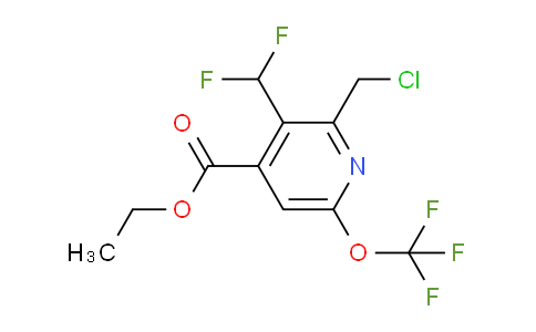 AM209521 | 1805155-12-7 | Ethyl 2-(chloromethyl)-3-(difluoromethyl)-6-(trifluoromethoxy)pyridine-4-carboxylate