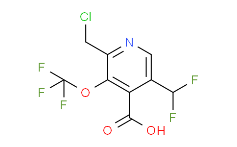 AM209523 | 1806779-03-2 | 2-(Chloromethyl)-5-(difluoromethyl)-3-(trifluoromethoxy)pyridine-4-carboxylic acid