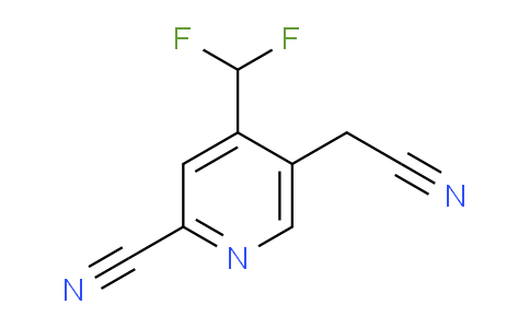 2-Cyano-4-(difluoromethyl)pyridine-5-acetonitrile