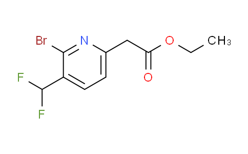 Ethyl 2-bromo-3-(difluoromethyl)pyridine-6-acetate