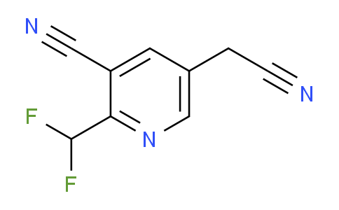 3-Cyano-2-(difluoromethyl)pyridine-5-acetonitrile