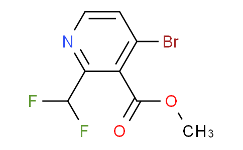 AM209537 | 1806015-66-6 | Methyl 4-bromo-2-(difluoromethyl)pyridine-3-carboxylate