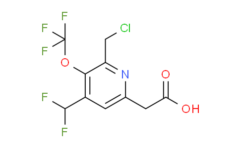 AM209544 | 1805312-92-8 | 2-(Chloromethyl)-4-(difluoromethyl)-3-(trifluoromethoxy)pyridine-6-acetic acid