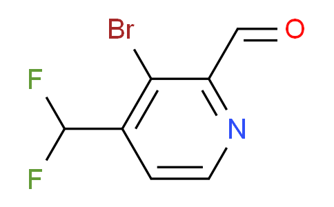 AM209547 | 1804702-25-7 | 3-Bromo-4-(difluoromethyl)pyridine-2-carboxaldehyde