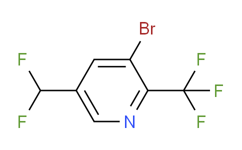AM209553 | 1804945-21-8 | 3-Bromo-5-(difluoromethyl)-2-(trifluoromethyl)pyridine