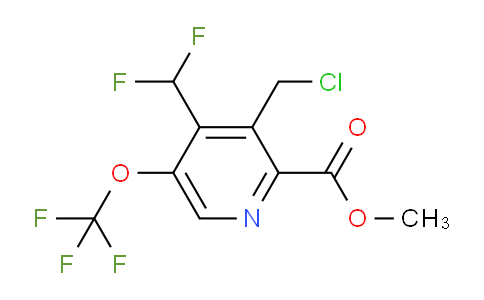 AM209555 | 1804367-56-3 | Methyl 3-(chloromethyl)-4-(difluoromethyl)-5-(trifluoromethoxy)pyridine-2-carboxylate