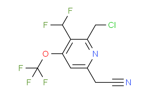 AM209556 | 1804366-62-8 | 2-(Chloromethyl)-3-(difluoromethyl)-4-(trifluoromethoxy)pyridine-6-acetonitrile