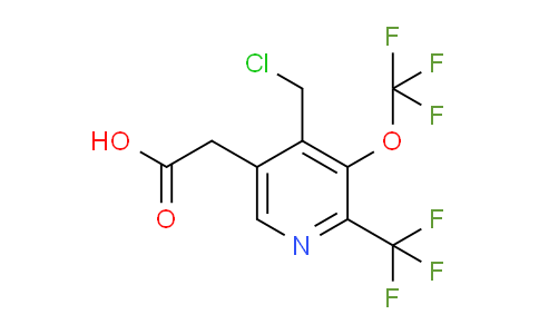AM209560 | 1805244-38-5 | 4-(Chloromethyl)-3-(trifluoromethoxy)-2-(trifluoromethyl)pyridine-5-acetic acid