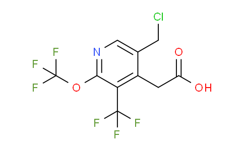 5-(Chloromethyl)-2-(trifluoromethoxy)-3-(trifluoromethyl)pyridine-4-acetic acid