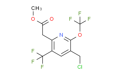 AM209564 | 1805281-59-7 | Methyl 3-(chloromethyl)-2-(trifluoromethoxy)-5-(trifluoromethyl)pyridine-6-acetate