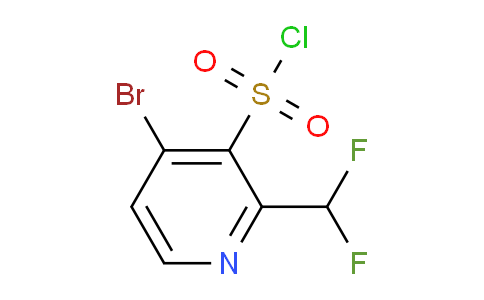 4-Bromo-2-(difluoromethyl)pyridine-3-sulfonyl chloride