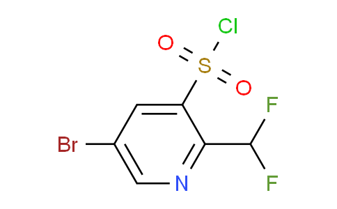 5-Bromo-2-(difluoromethyl)pyridine-3-sulfonyl chloride