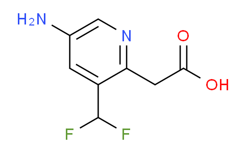 5-Amino-3-(difluoromethyl)pyridine-2-acetic acid
