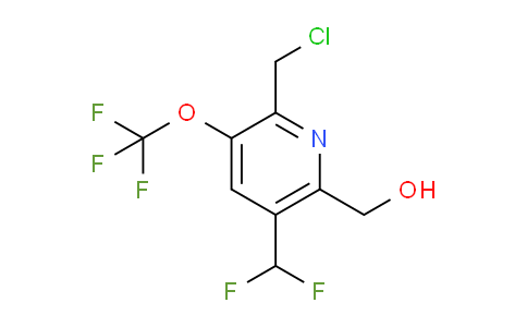 AM209574 | 1805182-27-7 | 2-(Chloromethyl)-5-(difluoromethyl)-3-(trifluoromethoxy)pyridine-6-methanol