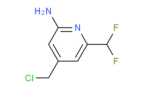 2-Amino-4-(chloromethyl)-6-(difluoromethyl)pyridine