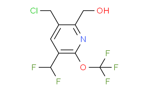 3-(Chloromethyl)-5-(difluoromethyl)-6-(trifluoromethoxy)pyridine-2-methanol