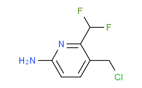 6-Amino-3-(chloromethyl)-2-(difluoromethyl)pyridine