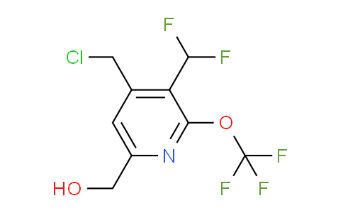 AM209580 | 1804654-65-6 | 4-(Chloromethyl)-3-(difluoromethyl)-2-(trifluoromethoxy)pyridine-6-methanol