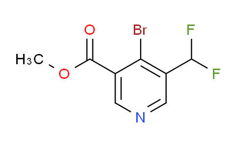 AM209582 | 1806015-75-7 | Methyl 4-bromo-3-(difluoromethyl)pyridine-5-carboxylate