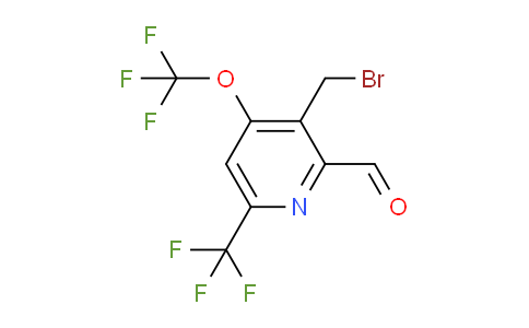 AM209589 | 1806775-16-5 | 3-(Bromomethyl)-4-(trifluoromethoxy)-6-(trifluoromethyl)pyridine-2-carboxaldehyde
