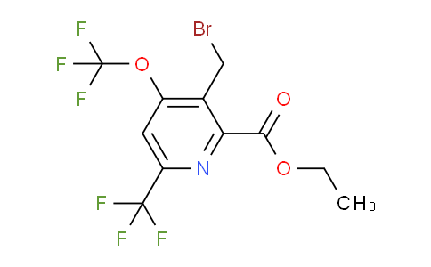 AM209590 | 1805033-61-7 | Ethyl 3-(bromomethyl)-4-(trifluoromethoxy)-6-(trifluoromethyl)pyridine-2-carboxylate