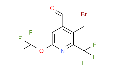 AM209593 | 1804690-07-0 | 3-(Bromomethyl)-6-(trifluoromethoxy)-2-(trifluoromethyl)pyridine-4-carboxaldehyde