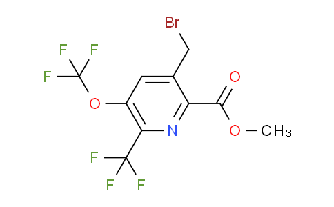 AM209594 | 1805015-80-8 | Methyl 3-(bromomethyl)-5-(trifluoromethoxy)-6-(trifluoromethyl)pyridine-2-carboxylate
