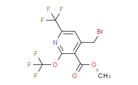 AM209596 | 1806756-84-2 | Methyl 4-(bromomethyl)-2-(trifluoromethoxy)-6-(trifluoromethyl)pyridine-3-carboxylate