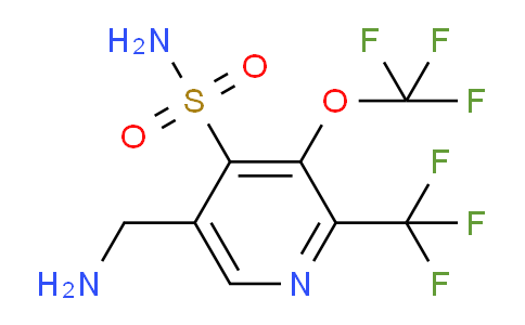 5-(Aminomethyl)-3-(trifluoromethoxy)-2-(trifluoromethyl)pyridine-4-sulfonamide
