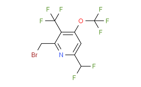 2-(Bromomethyl)-6-(difluoromethyl)-4-(trifluoromethoxy)-3-(trifluoromethyl)pyridine
