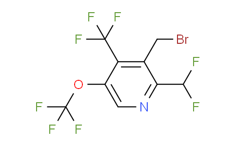3-(Bromomethyl)-2-(difluoromethyl)-5-(trifluoromethoxy)-4-(trifluoromethyl)pyridine