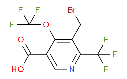 AM209605 | 1804864-26-3 | 3-(Bromomethyl)-4-(trifluoromethoxy)-2-(trifluoromethyl)pyridine-5-carboxylic acid