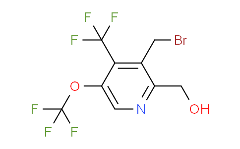 AM209606 | 1804440-18-3 | 3-(Bromomethyl)-5-(trifluoromethoxy)-4-(trifluoromethyl)pyridine-2-methanol