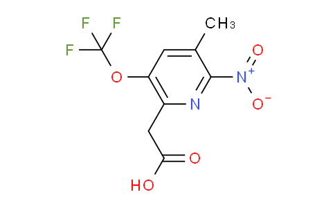 AM209619 | 1805308-49-9 | 3-Methyl-2-nitro-5-(trifluoromethoxy)pyridine-6-acetic acid