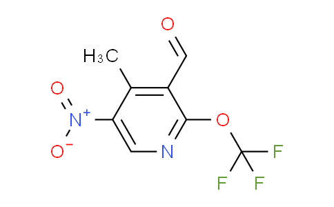 AM209627 | 1806262-52-1 | 4-Methyl-5-nitro-2-(trifluoromethoxy)pyridine-3-carboxaldehyde