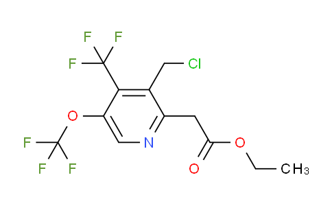 AM209641 | 1805312-34-8 | Ethyl 3-(chloromethyl)-5-(trifluoromethoxy)-4-(trifluoromethyl)pyridine-2-acetate